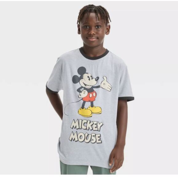 Walt Disney World Kids Official ringer Ringer Mickey Mouse T-shirt Boys S NWT - Picture 1 of 1